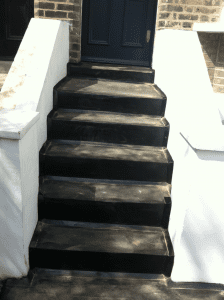 mastic asphalt steps